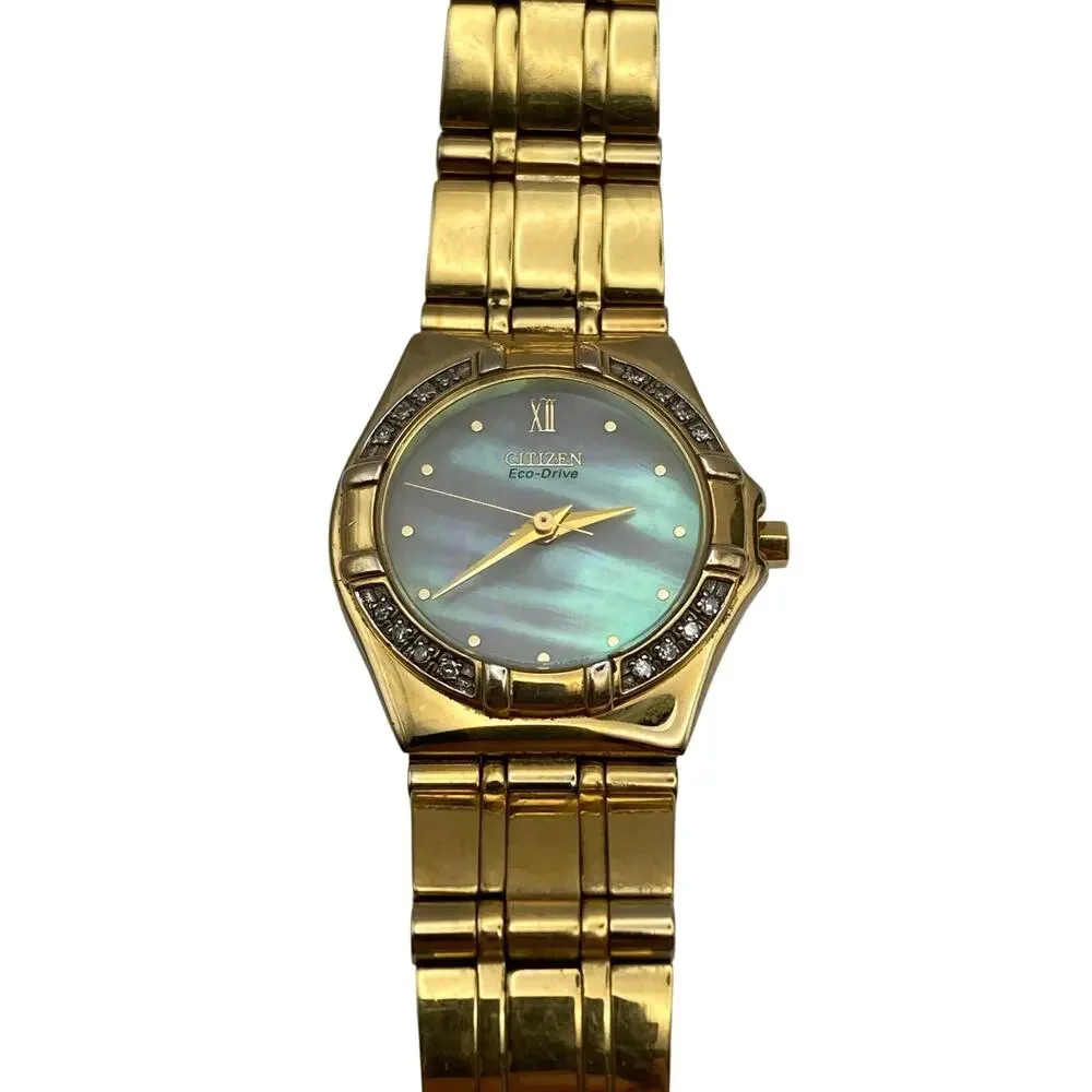 Citizen Eco-Drive MOP E030-H29751 Dress Watch 25mm - WR Wrist 5.75